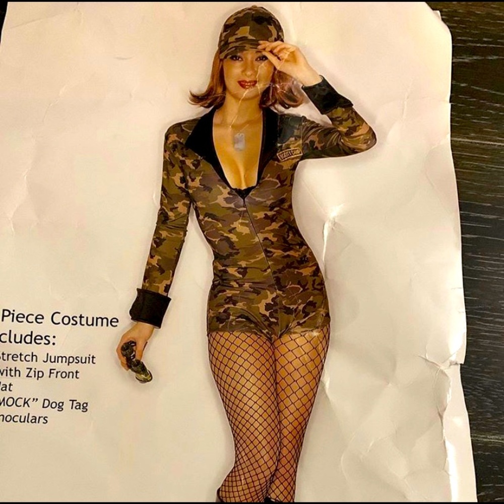 “Bootycamp” Army girl costume